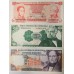 VENEZUELA 1989-1998 . FIVE 5  - FIFTY 50 BOLIVARES BANKNOTES
